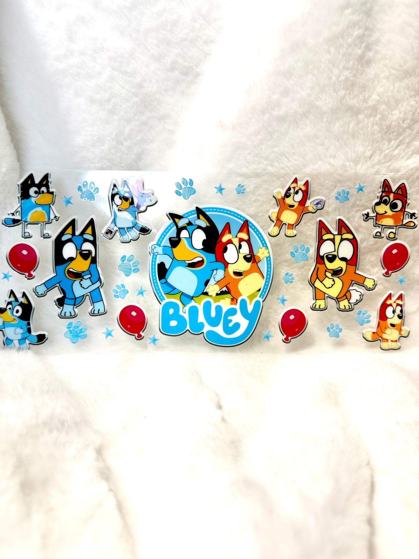 Bluey Balloon Decal