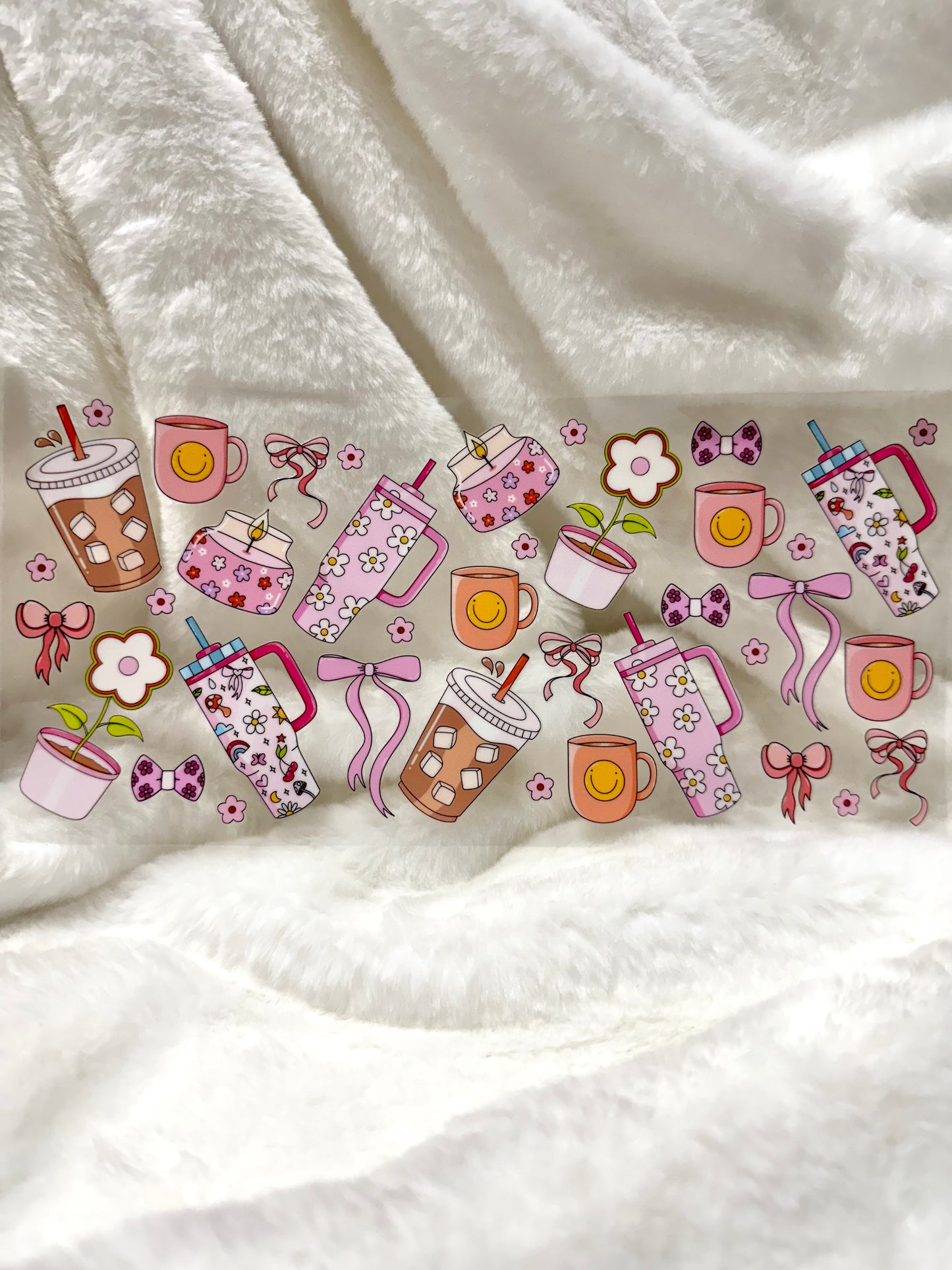 Candle and Bow Decal
