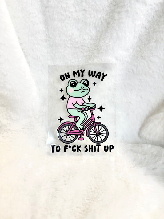 On my way Decal