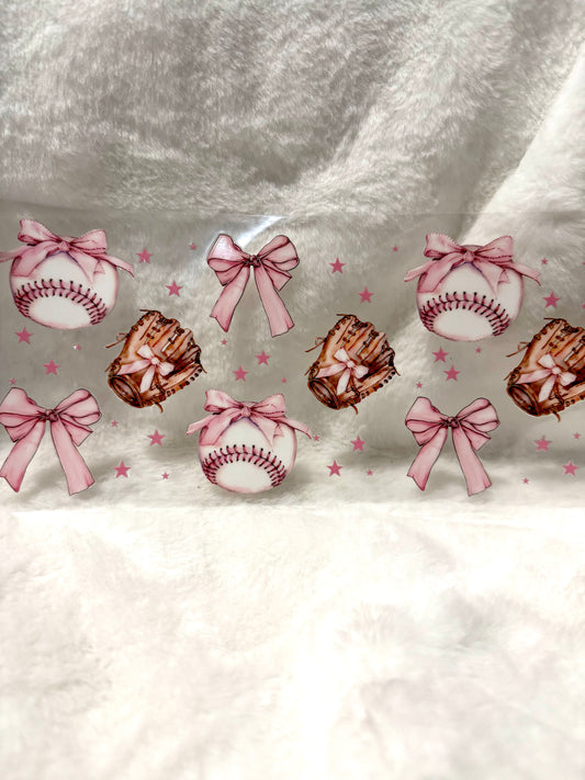 Baseball Girly Decal
