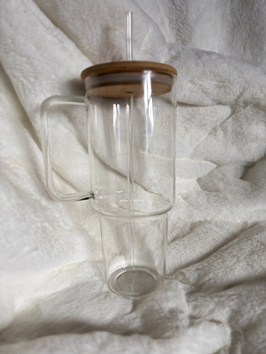 40oz glass Tumbler