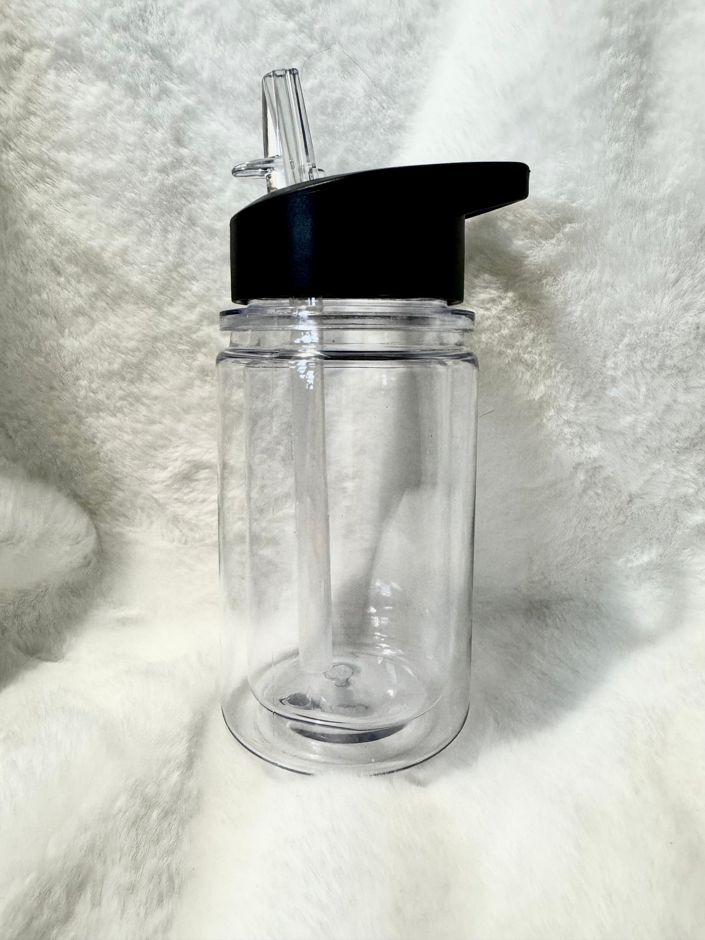Custom plastic 10oz Snow Globe Sippy