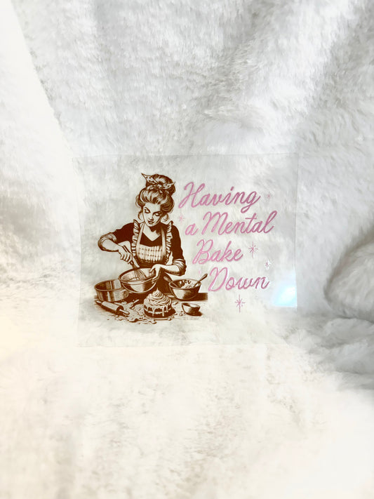 Bake Down Decal