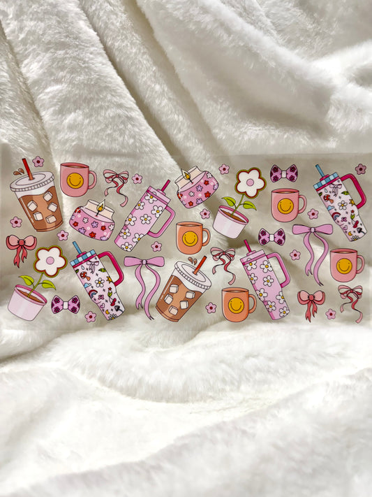 Candle and Bow Decal