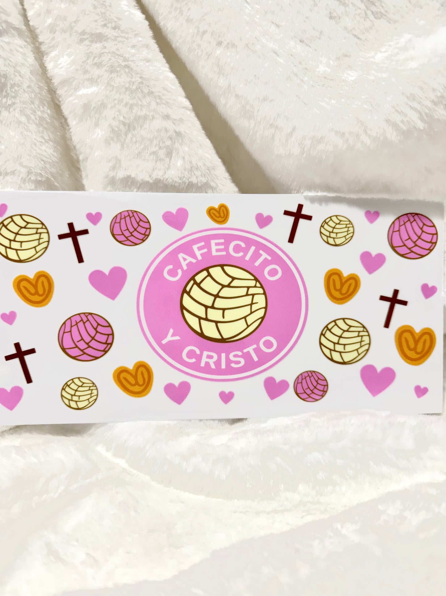 Cafecito y Cristo Decal