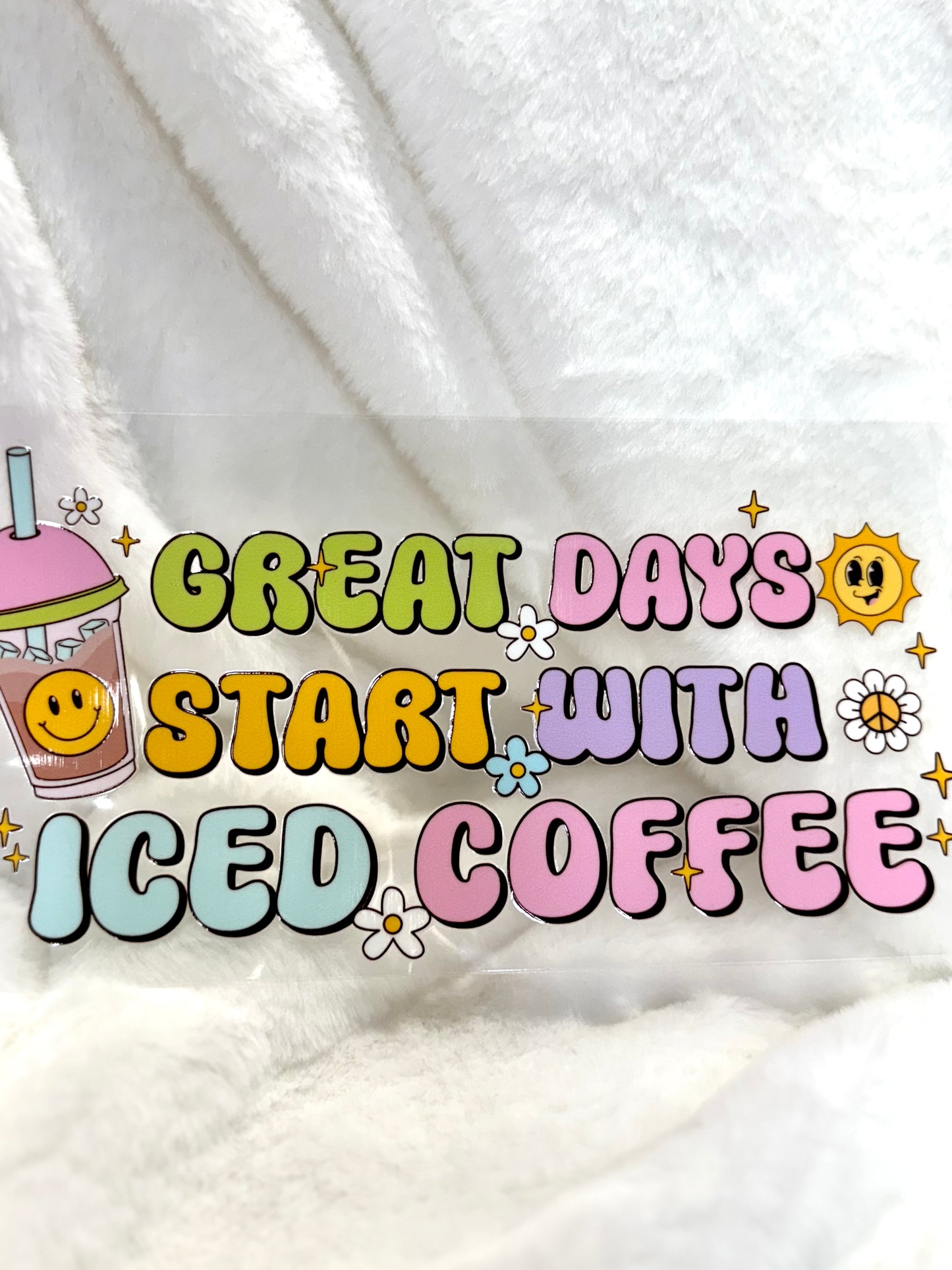 Iced Coffee Decal