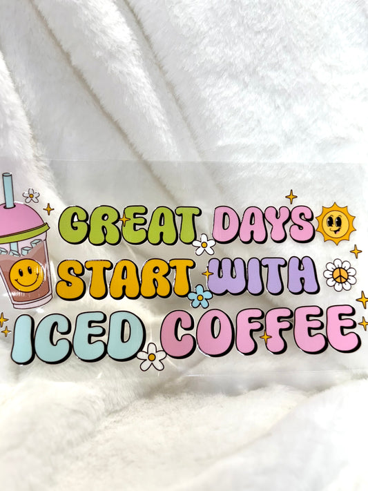 Iced Coffee Decal