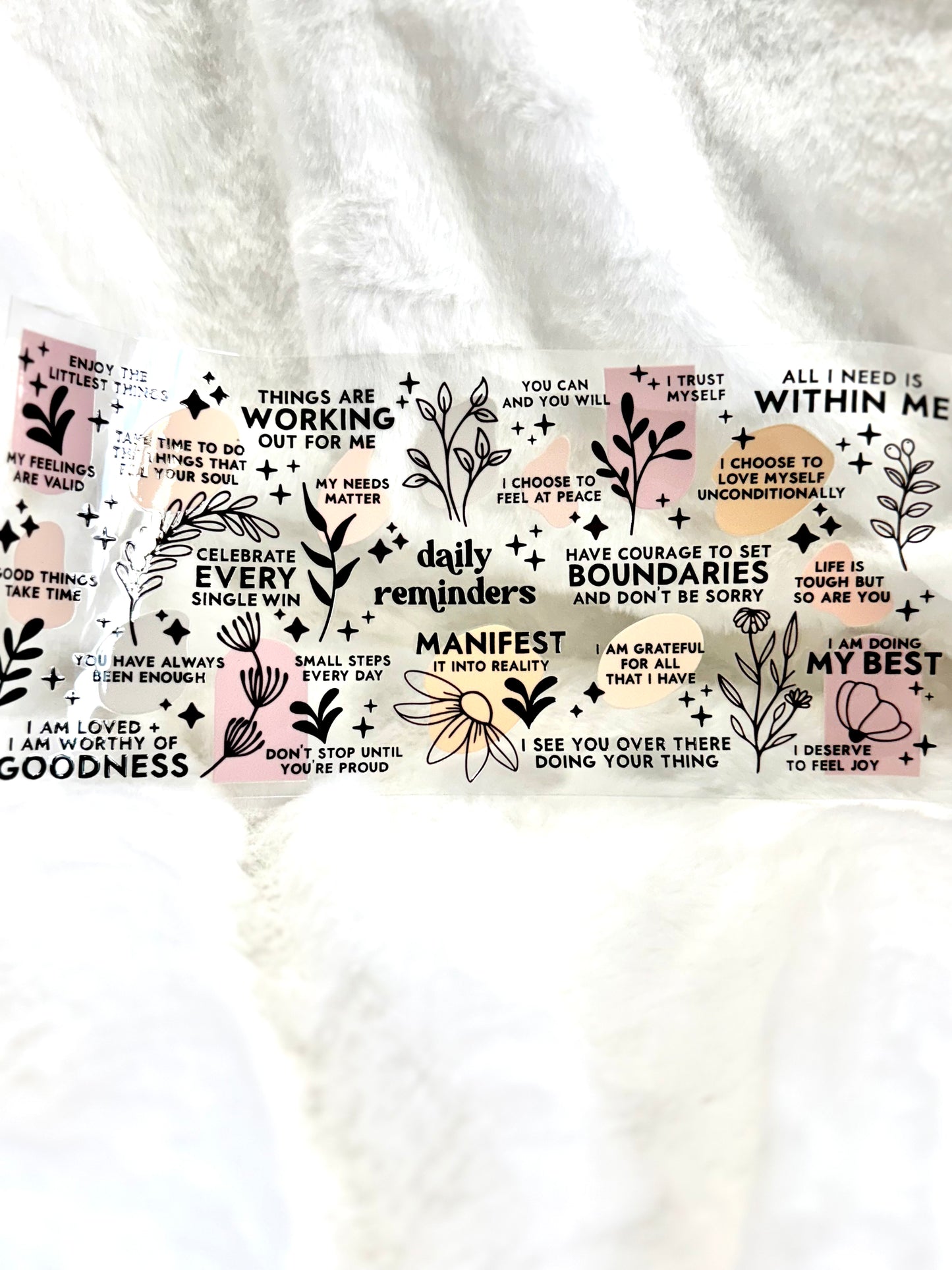Daily Reminders Decal